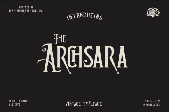 Achsara: A Vintage Blackletter Font with Modern Power