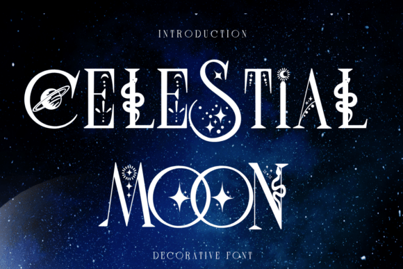 Celestial Moon: A Font for Dreamers and Designers