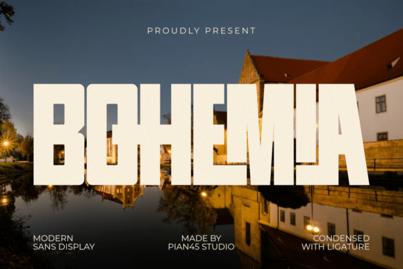 Discover Bohemia: A Modern Sans Display Font