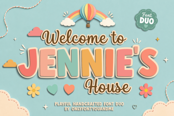 Discover Jennies House: A Charming Font Duo