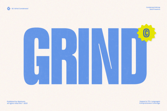 GC Grind: Bold Condensed Power for Impactful Design