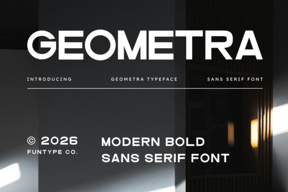 Geometra: Bold Modern Sans Serif for High-Impact Design