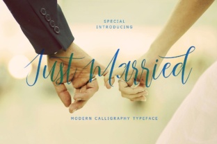 Just Married Script: A Charming Typeface for Elegant Designs