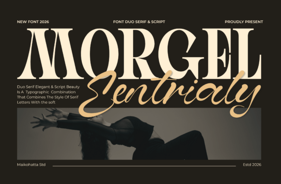 Morgel Eentrialy: A Serif and Script Font Duo for Elegant Design