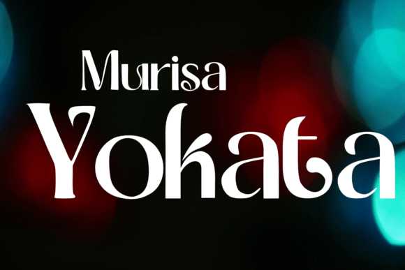 Murisa Yokata: Avant-Garde Serif for Poetic Visual Storytelling