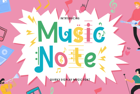 Music Note: A Quirky Typeface for Creative Harmony