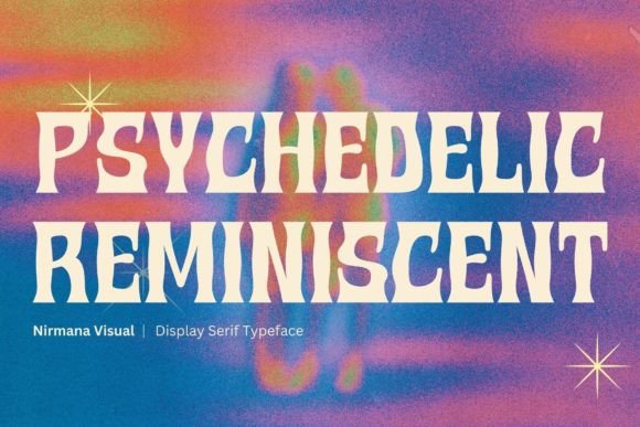 Psychedelic Reminiscent: A Bold, Retro Typeface for Eye-Catching Designs