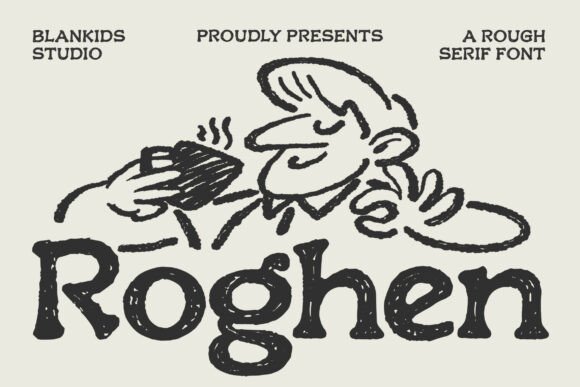 Roghen: A Bold Serif with Handcrafted Charm