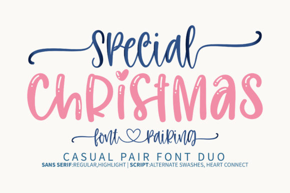 Special Christmas: The Charming Handwritten Duo Font