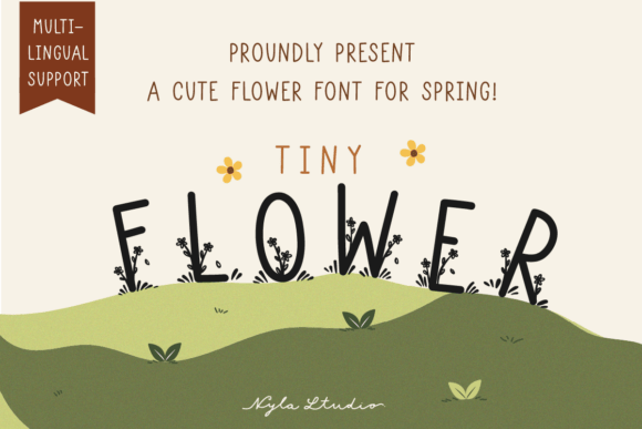 Tiny Flowers: A Charming Font for Springtime Designs