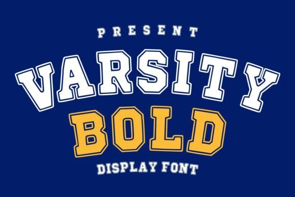 Varsity Bold: A Typeface That Captures Athletic Energy