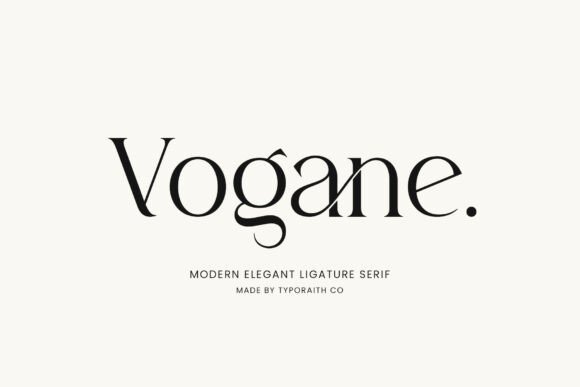 Vogane: The Modern Serif for Elegant Design